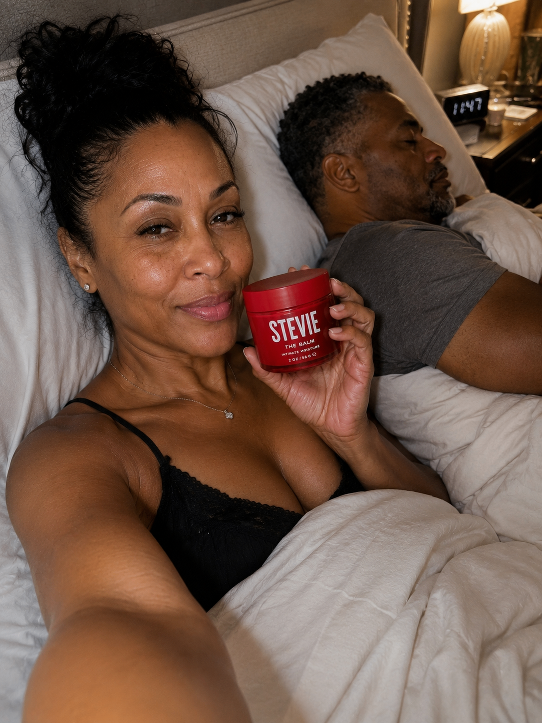 Rae L. with Stevie The Balm