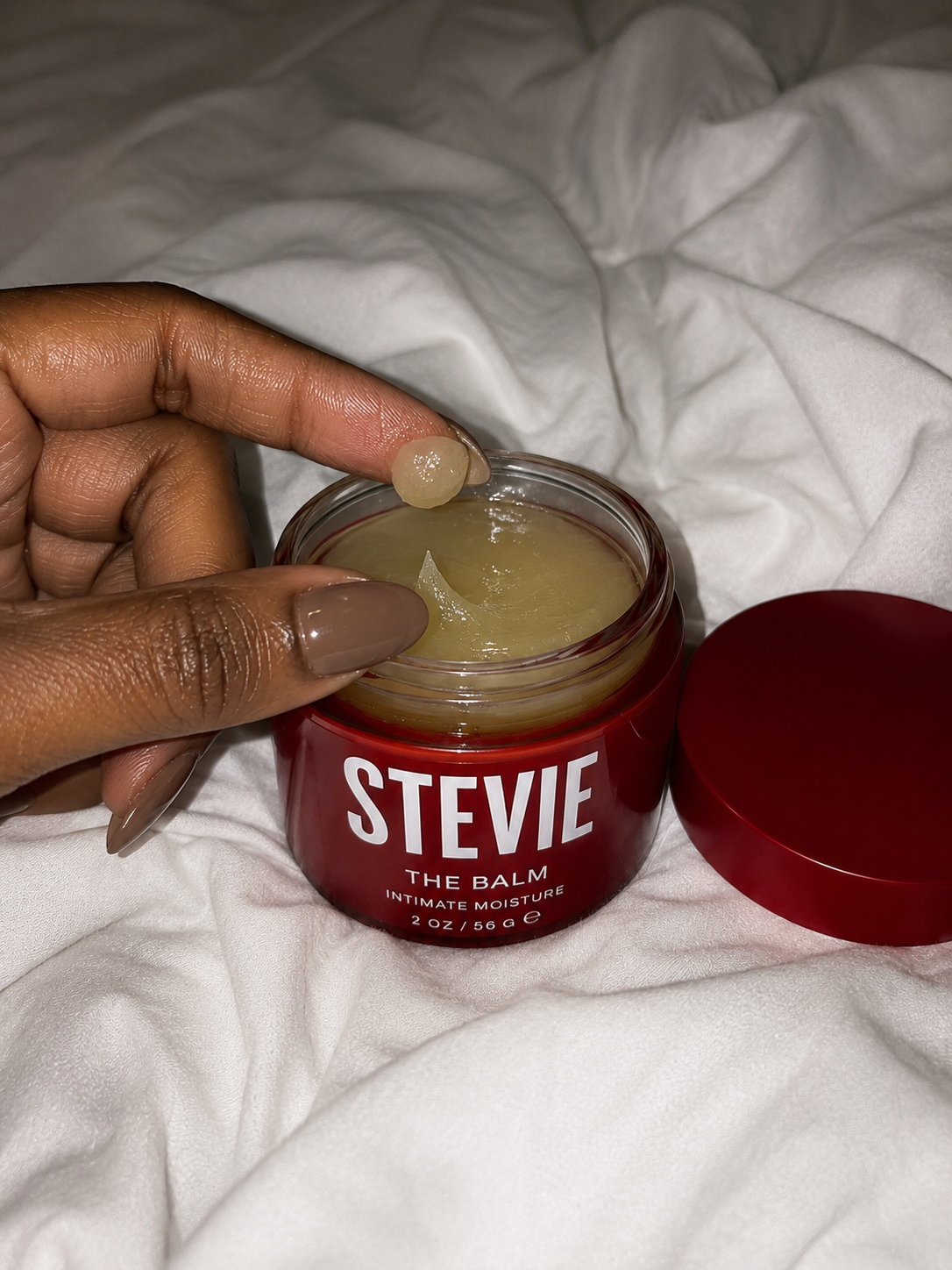 Ashley K. with Stevie The Balm