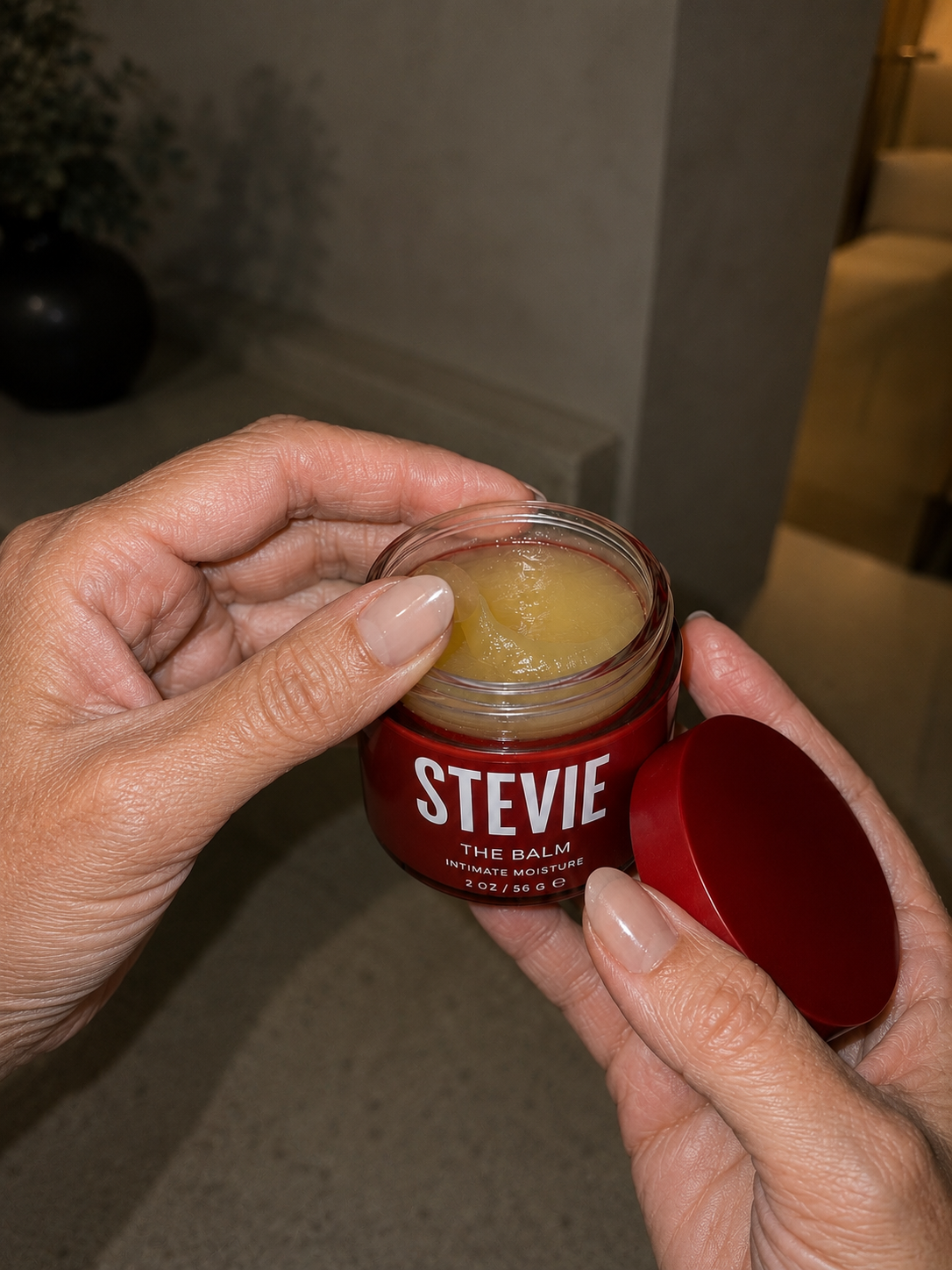 Marisol J. with Stevie The Balm